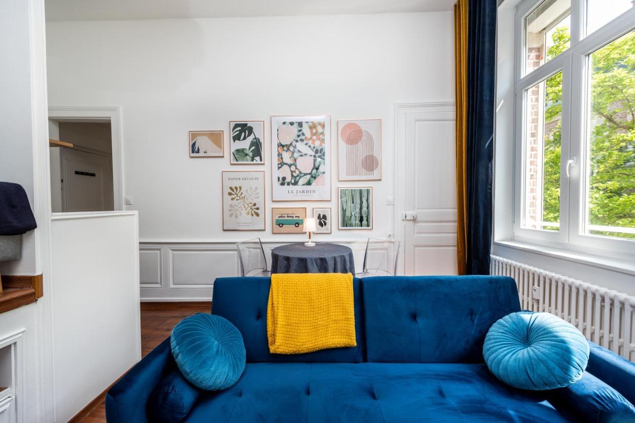 Appartement Centre Ville - Parking Prive Gratuit Amiens Eksteriør billede